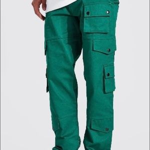 FIXED WAISTBAND RELAXED TWILL
CARGO TROUSERS
